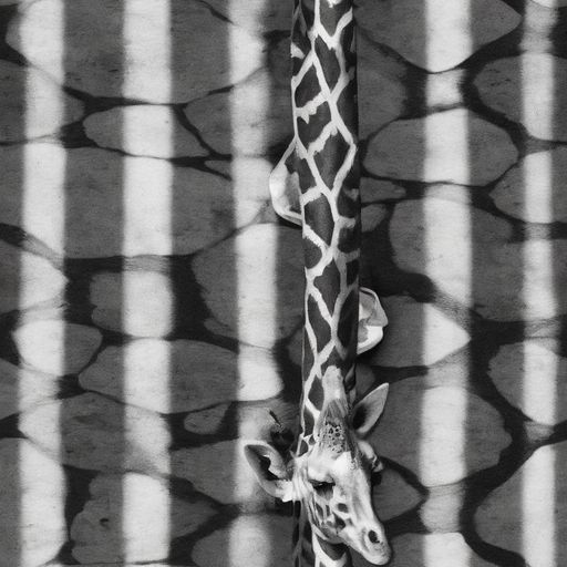 Giraffe in the Shadows